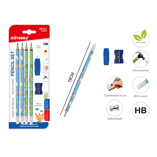 Set De Lapices Grafito Marina 19Cm