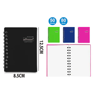 Libreta Pp 50Hojas 8.5X12.5Cm