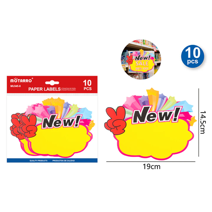 Etiquetas De Precio New 19X15Cm 10Pcs 1