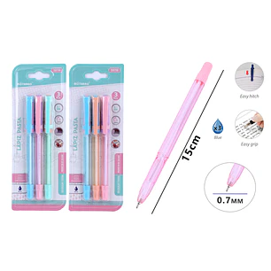 Boligrafos Azul 15Cm 3Pcs