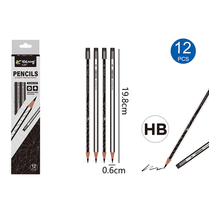 Lapices Grafitos Hb 12Pcs 1