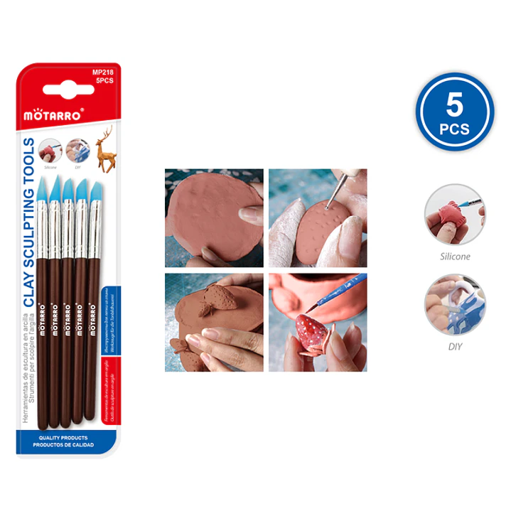 Set De Herramientas De Arcilla 5Pcs 1