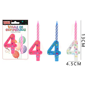 Vela de Numero 4