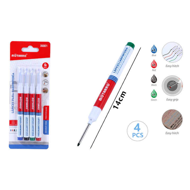 Lapices De Carpintero 14Cm 4Pcs 1