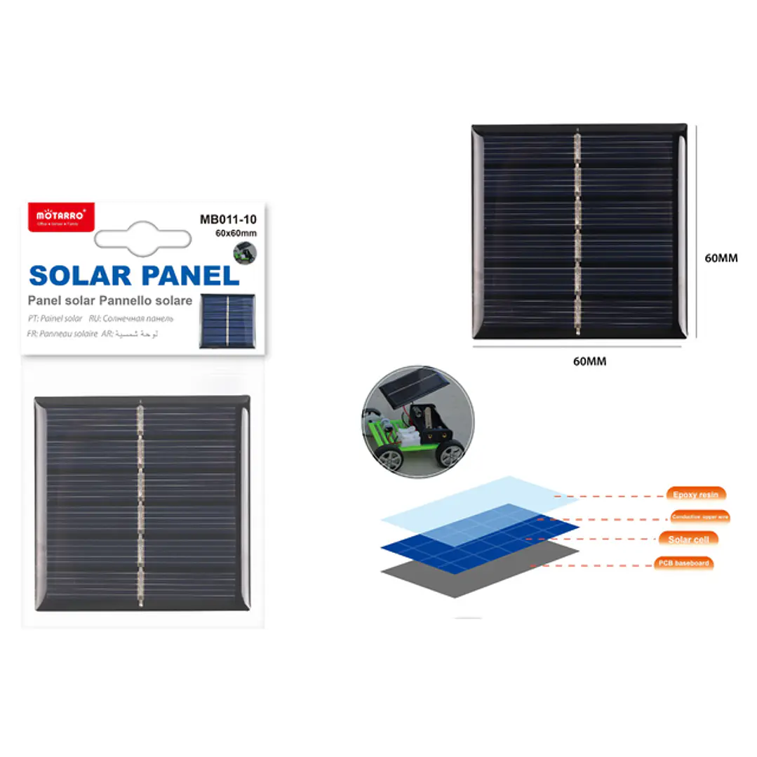Panel Solar Epoxi 60X60Mm 1