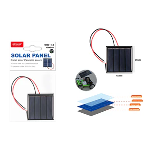 Panel Solar Epoxi Con Cable 45X45Mm
