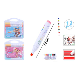 Marcadores De Colores 12Cm 12Pcs