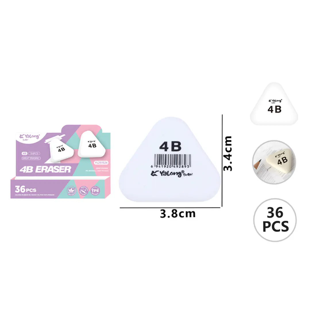 Goma De Borrar Triangulo 1