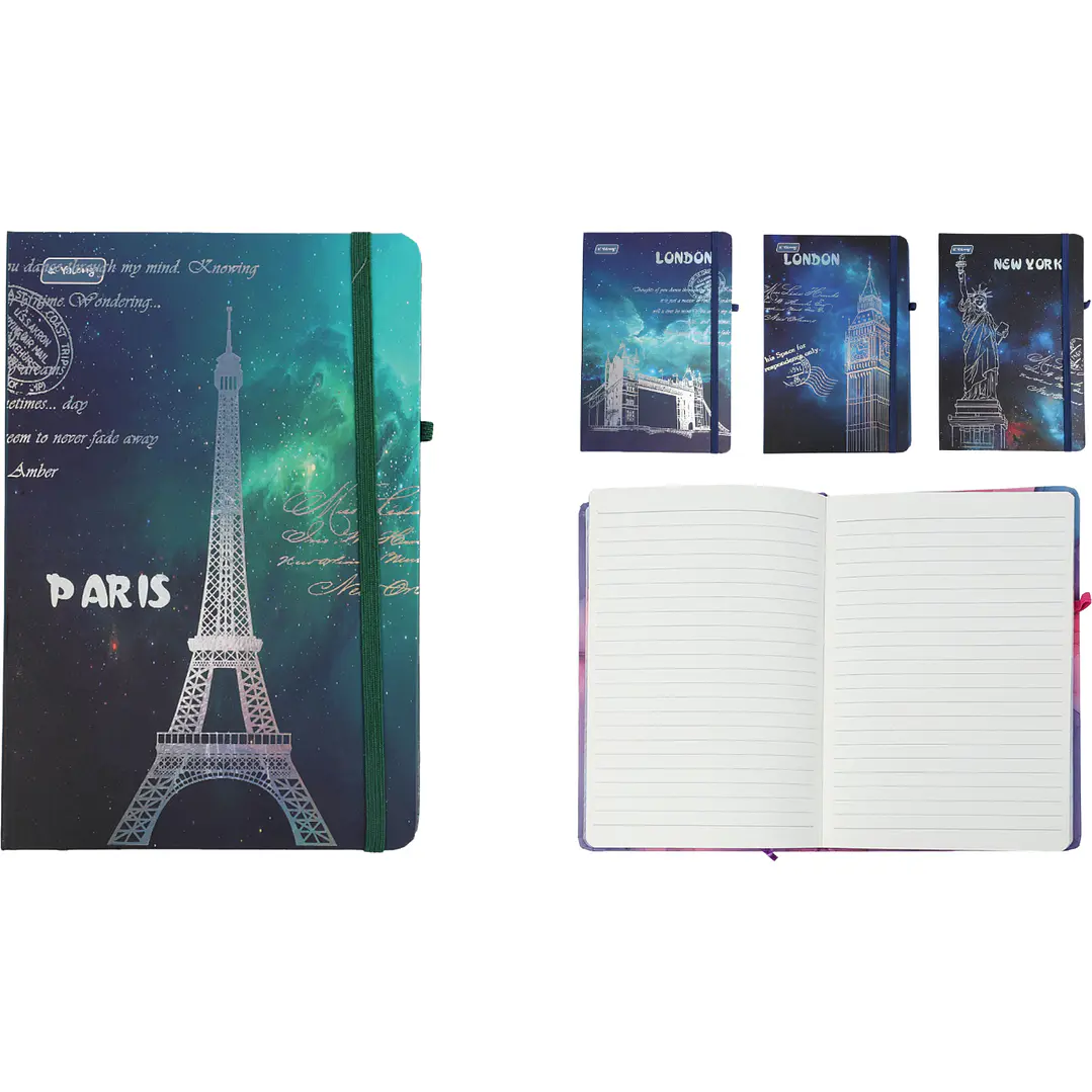 Libreta Elastico 80Hojas 9X14Cm 1