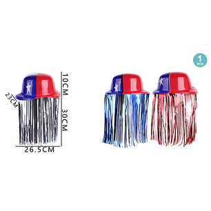 gorro con detalle bandera chile 265x23cm (P)