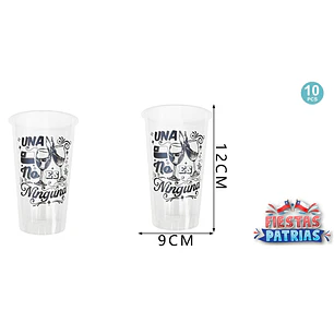 Vasos Plásticos Cervezas 500Ml 10 Unidades