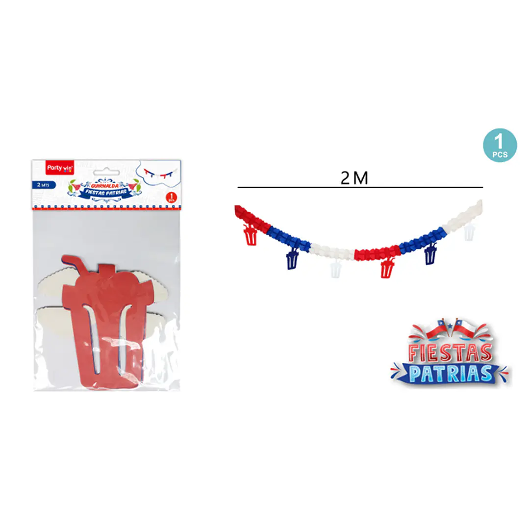 Guirnalda Terremoto Fiestas Patrias 2M 1