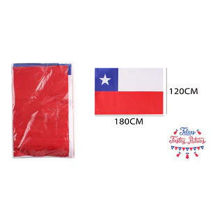 Bandera Chilena 180X120Cm