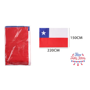 Bandera Chilena 220X150Cm