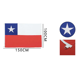 Bandera Chile 150X100Cm
