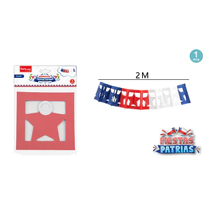 guirnalda estrella fiestas patrias 2m (P)
