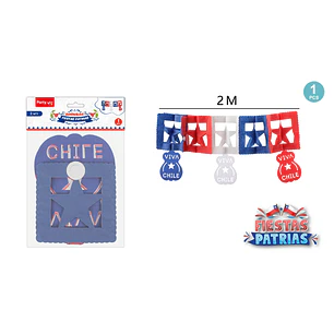 guirnalda viva chile fiestas patrias 2m (P)