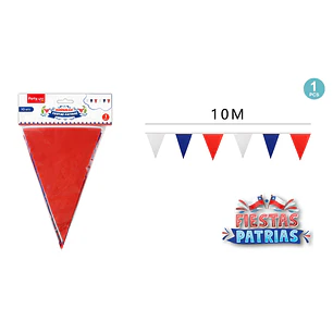 Banderines Tricolor Fiestas Patrias 10M