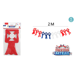 Guirnalda Tricolor Fiestas Patrias 2M