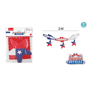 Guirnalda estrella fiestas patrias 2m 1 (P)