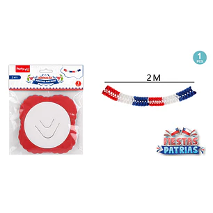 Guirnalda Tricolor Fiestas Patrias 2M