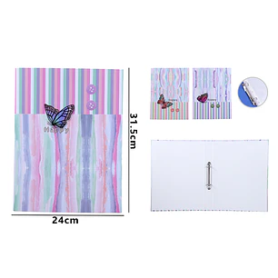 Carpeta De Carton Con Anillas A4