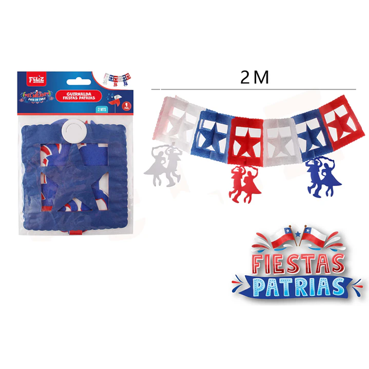 Guirnalda Cueca Fiestas Patrias 2M 1