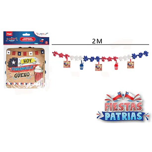 Guirnalda Terremoto Fiestas Patrias 2M