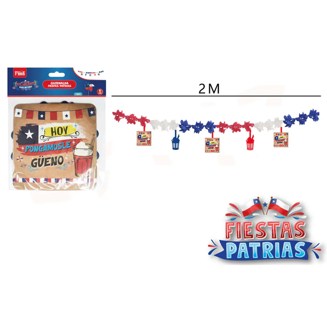 Guirnalda Terremoto Fiestas Patrias 2M 1