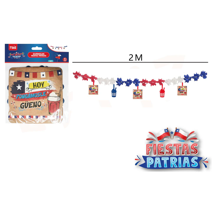 Guirnalda Terremoto Fiestas Patrias 2M 1
