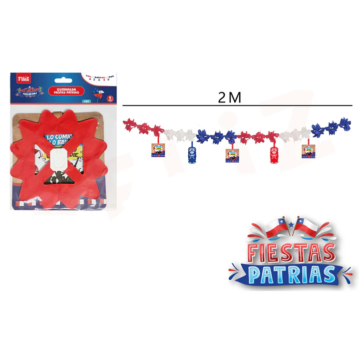 Guirnalda 2 Motivos Fiestas Patrias 2M 1