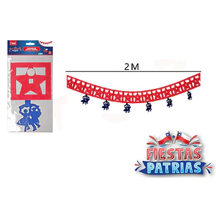 Guirnalda Bailar Cueca Fiestas Patrias 2M