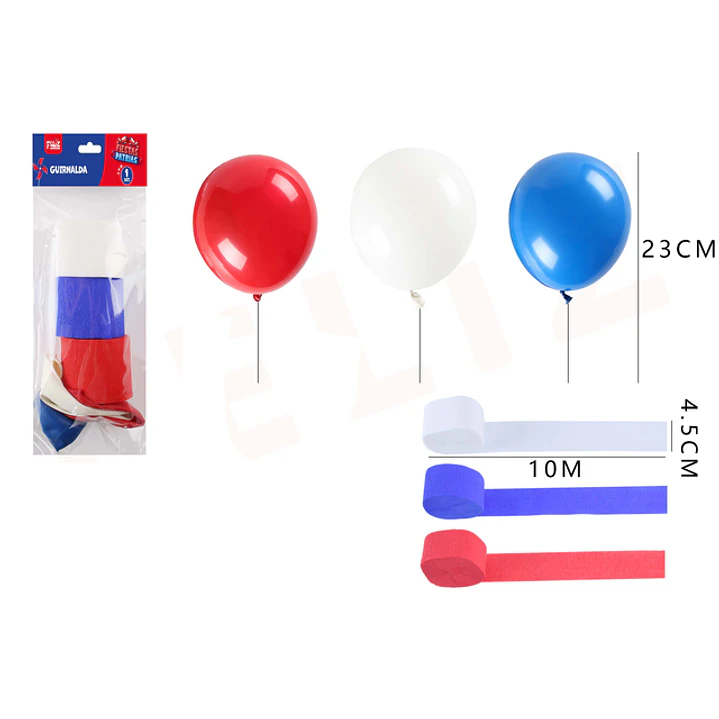Set Feston Y Globo Fiesta Patrias 4.5X10M 1
