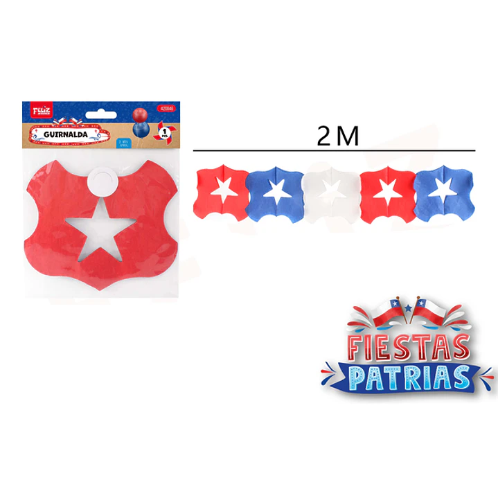 2M Guirnalda Escudo Fiestas Patrias 1