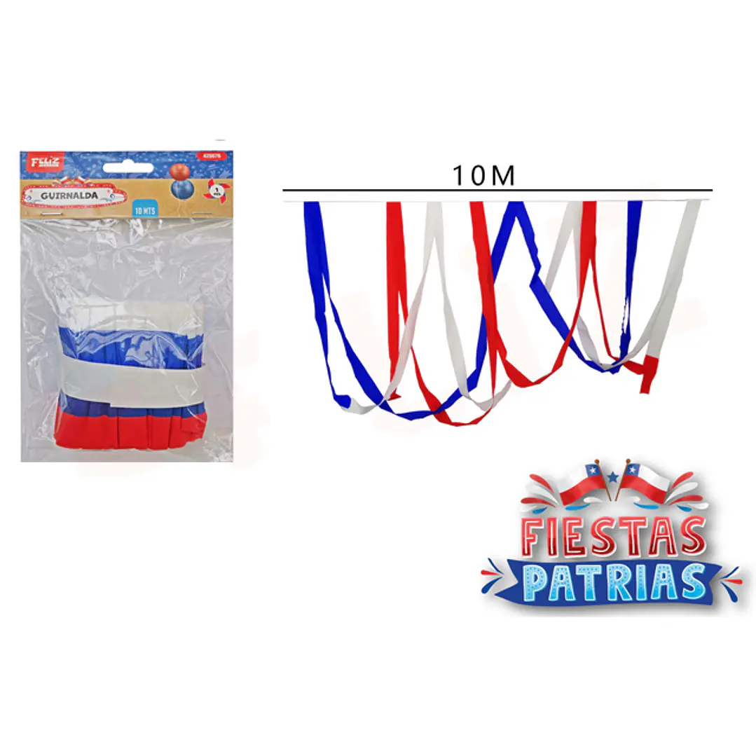 Feston Tricolor Chile 10M 1