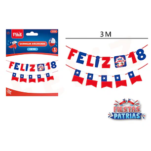 Guirnalda Feliz 18 3M