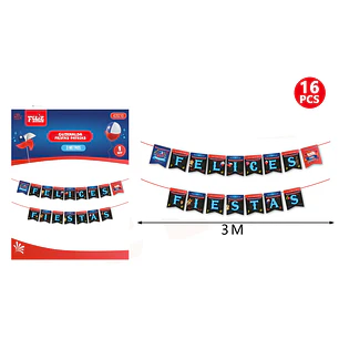 Guirnalda Felices Fiestas 3M 16Pcs