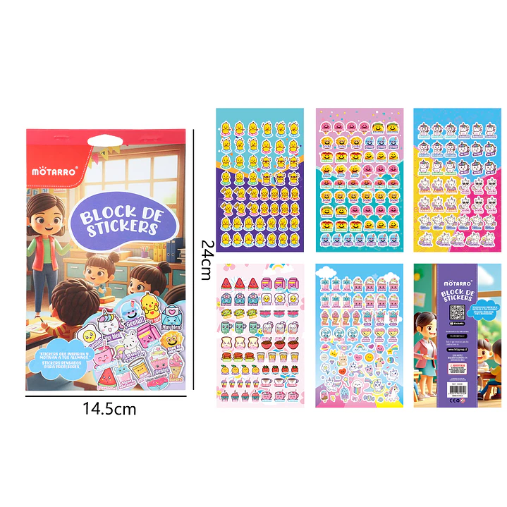 Block De Stickers 5Hojas 1