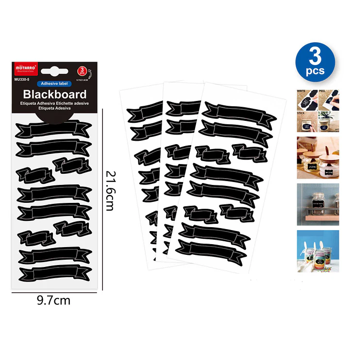 Etiquetas Para Organizar 9.7X21.6Cm 3Pcs 1