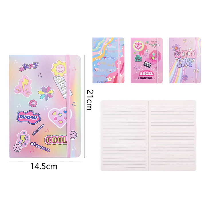 Libreta Elastico 80Hojas A5 1