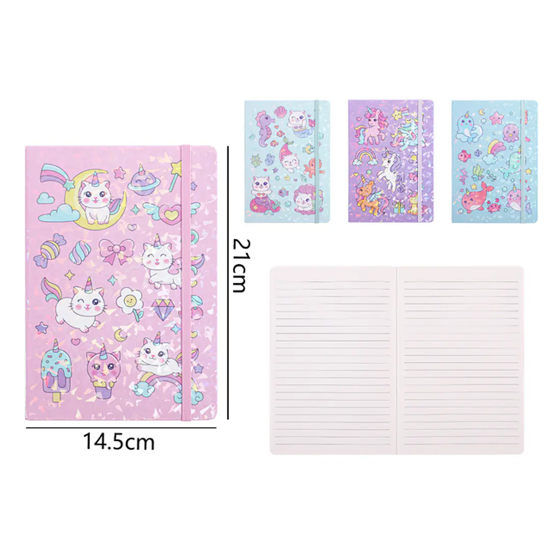 Libreta Elastico 80Hojas A5 1