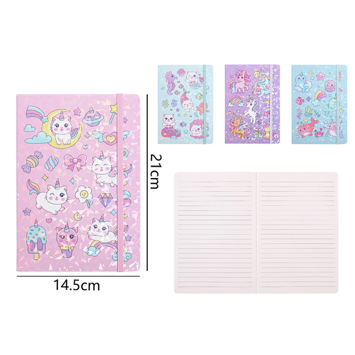 Libreta Elastico 80Hojas A5 1