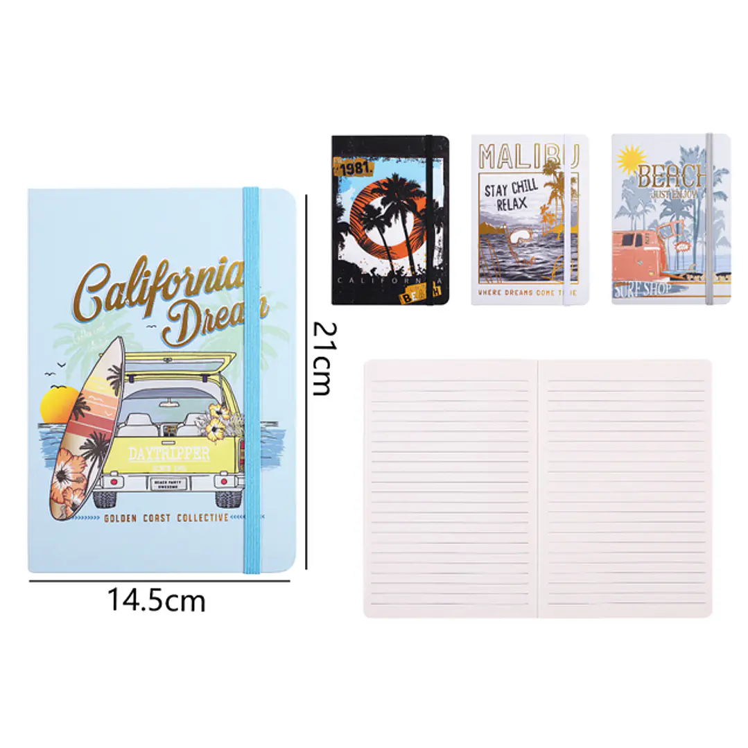 Libreta Elastico 80Hojas A5 1