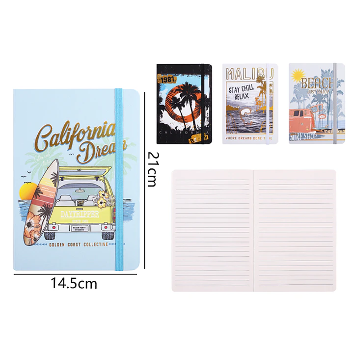 Libreta Elastico 80Hojas A5 1