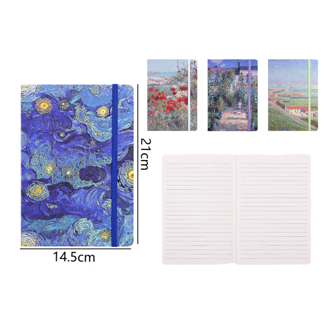 Libreta Elastico 80Hojas A5 1