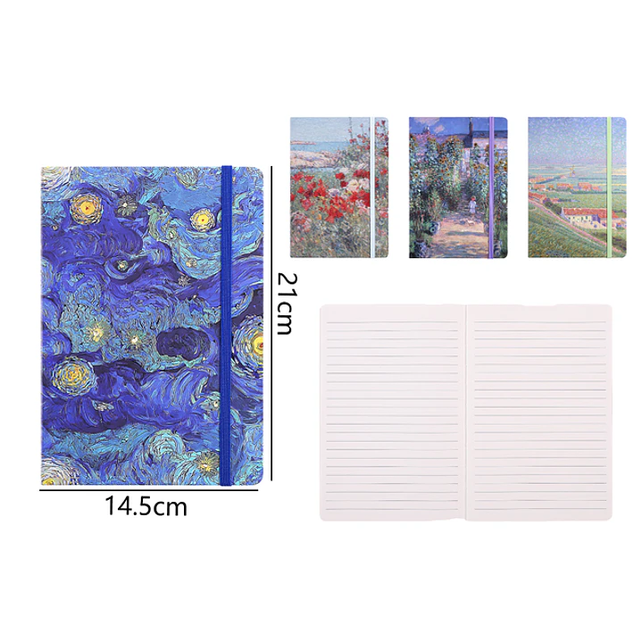 Libreta Elastico 80Hojas A5 1