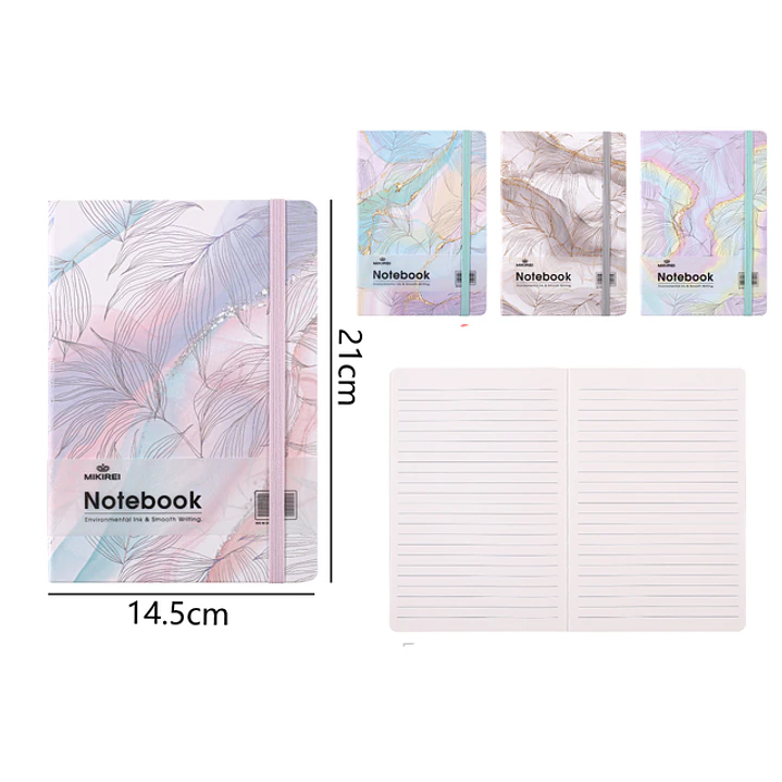 Libreta Elastico 96Hojas A5 1