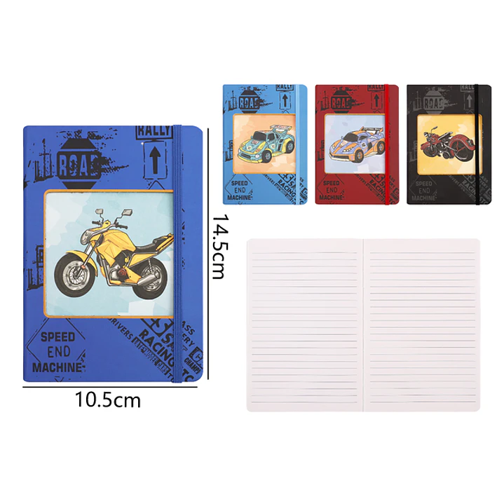Libreta Elastico 80Hojas A6 1