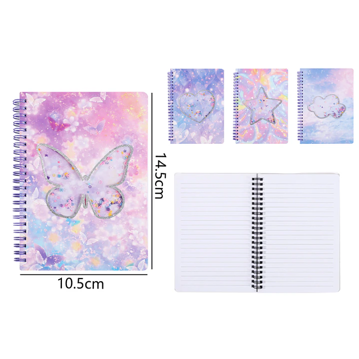Cuaderno Lentejuelas 80Hojas A6 1