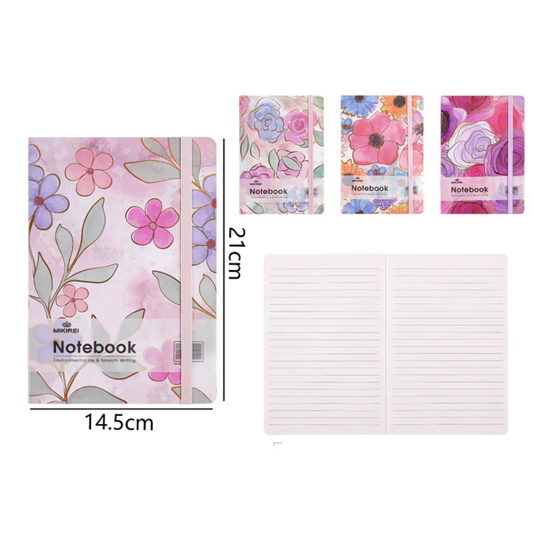 Libreta Elastico 96Hojas A5 1